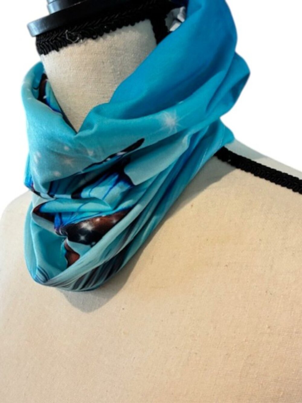 Butterfly Face Scarf Wrap - Picture 2 of 7